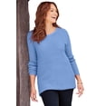 thumbnail image 1 of Catherines Women's Plus Size Daydream Waffle Knit Pullover, 1 of 4
