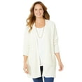 thumbnail image 1 of Catherines Women's Plus Size Daydream Waffle Knit Sweater, 1 of 6