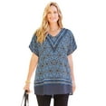 thumbnail image 1 of Catherines Women's Plus Size Dolman Sleeve Georgette Top, 1 of 6