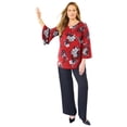 thumbnail image 1 of Catherines Women's Plus Size Dream Drape Bell Sleeve Top, 1 of 4