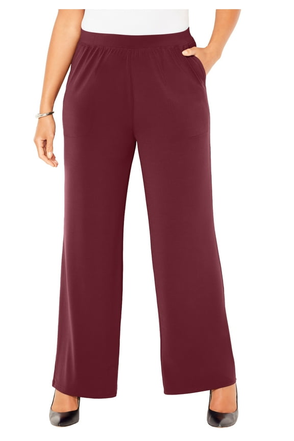 Women's Plus Size Dream Drape Pull-On Knit Pant