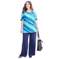 thumbnail image 1 of Catherines Women's Plus Size Dream Drape Tie-Sleeve Dolman Top, 1 of 2