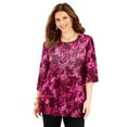 thumbnail image 1 of Catherines Women's Plus Size Easy Fit 3/4-Sleeve Scoopneck Tunic, 1 of 3