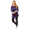 thumbnail image 1 of Catherines Women's Plus Size Easy Fit 3/4-Sleeve Scoopneck Tunic, 1 of 6