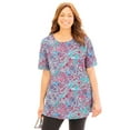 thumbnail image 1 of Catherines Women's Plus Size Easy Fit Short Sleeve Scoopneck Tunic, 1 of 4