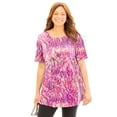 thumbnail image 1 of Catherines Women's Plus Size Easy Fit Short Sleeve Scoopneck Tunic, 1 of 2