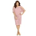 thumbnail image 1 of Catherines Women's Plus Size Embellished Open Sleeve Dress, 1 of 4