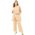 thumbnail image 1 of Catherines Women's Plus Size Embroidered 3-Piece Pant Suit, 1 of 1