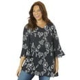 thumbnail image 1 of Catherines Women's Plus Size Embroidered Gauze Tunic, 1 of 6