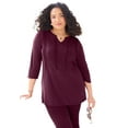 thumbnail image 1 of Catherines Women's Plus Size Embroidered Pintuck Tunic, 1 of 1
