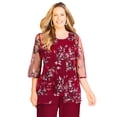 thumbnail image 1 of Catherines Women's Plus Size Embroidered Tank And wrap 2-Piece Set, 1 of 6
