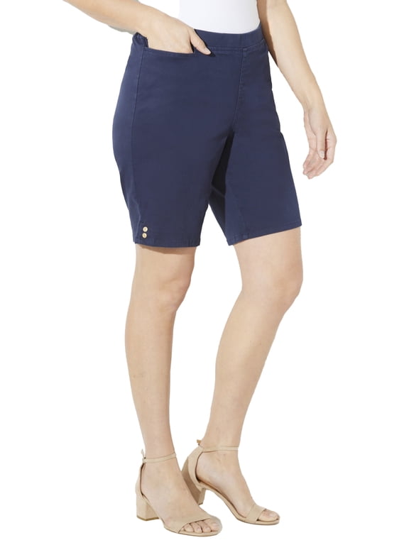Women's Plus Size Everyday Cotton Twill Short