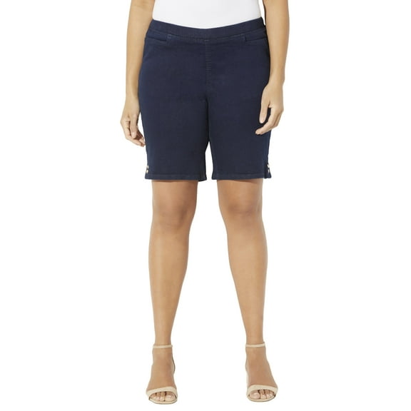 Catherines Women's Plus Size Everyday Cotton Twill Short