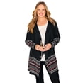 thumbnail image 1 of Catherines Women's Plus Size Fair Isle Cascade Cardigan, 1 of 2