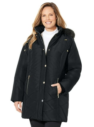 Catherines Women's Plus Size Reversible Quilted Jacket
