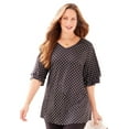 thumbnail image 1 of Catherines Women's Plus Size Flutter Sleeve Swing Top, 1 of 5