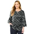 thumbnail image 1 of Catherines Women's Plus Size Dream Drape Bell Sleeve Top, 1 of 6
