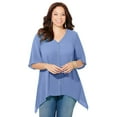 thumbnail image 1 of Catherines Women's Plus Size Fresh Angle Buttonfront Blouse, 1 of 2