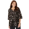 thumbnail image 1 of Catherines Women's Plus Size Georgette Pintuck Blouse, 1 of 5
