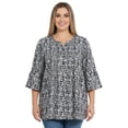 thumbnail image 1 of Catherines Women's Plus Size Georgette Pintuck Blouse, 1 of 2