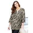 thumbnail image 1 of Catherines Women's Plus Size Muse Pintuck Tunic, 1 of 5