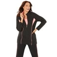 thumbnail image 1 of Catherines Women's Plus Size Glam French Terry Active Jacket, 1 of 5