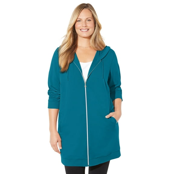 Catherines Women's Plus Size Good Intentions French Terry Hoodie