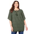 thumbnail image 1 of Catherines Women's Plus Size Harborview Eyelet Top, 1 of 5