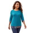 thumbnail image 1 of Catherines Women's Plus Size Impossibly Soft Duet Tunic, 1 of 5