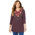 thumbnail image 1 of Catherines Women's Plus Size Impossibly Soft Tunic & Scarf Duet, 1 of 5