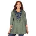 thumbnail image 1 of Catherines Women's Plus Size Impossibly Soft Tunic & Scarf Duet, 1 of 3