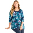 thumbnail image 1 of Catherines Women's Plus Size Jolie Braided Neckline Knit Top, 1 of 2
