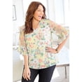 thumbnail image 1 of Catherines Women's Plus Size Juliette Bell-Sleeve Blouse, 1 of 4