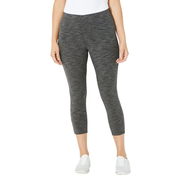 Catherines Women's Plus Size Knit Legging Capri