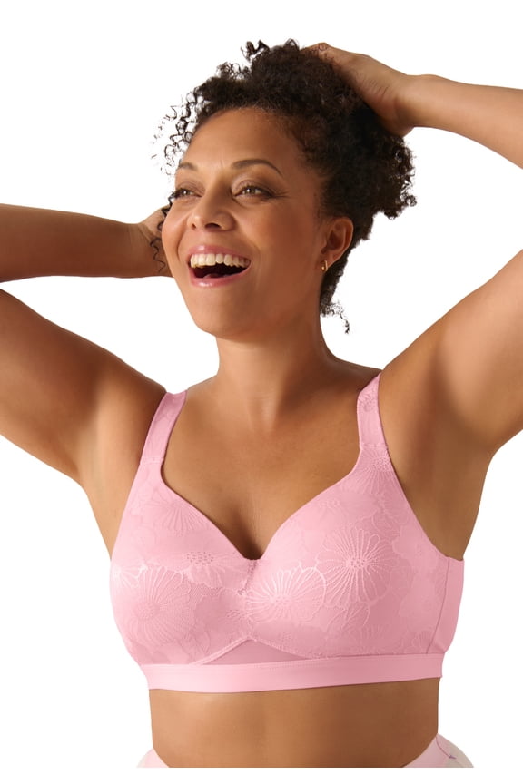 Women's Plus Size  Lace Back-Smoothing Bra