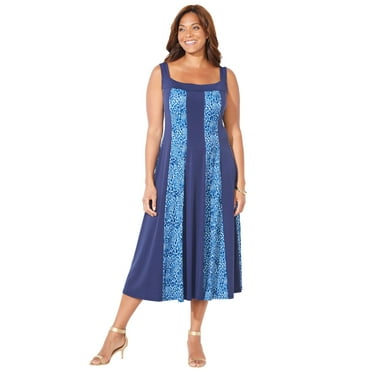 Catherines Women's Plus Size Light & Easy Stretch Tank Dress