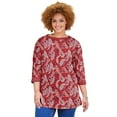 thumbnail image 1 of Catherines Women's Plus Size Liz&Me Boatneck Top, 1 of 4