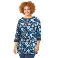 thumbnail image 1 of Catherines Women's Plus Size Liz&Me Boatneck Top, 1 of 4
