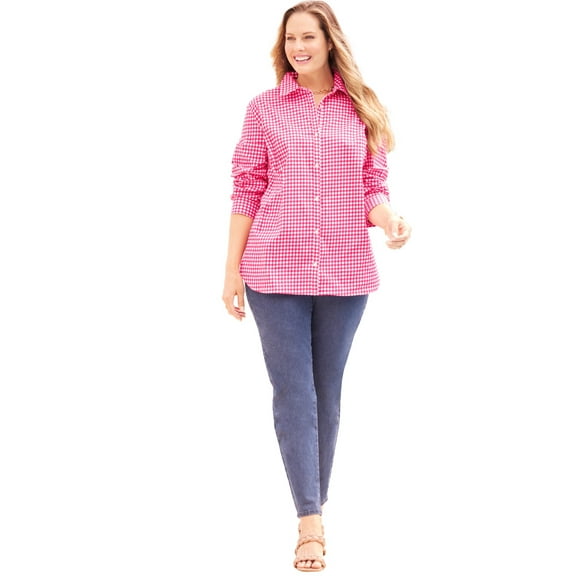 Catherines Women's Plus Size Liz&Me Buttonfront Shirt