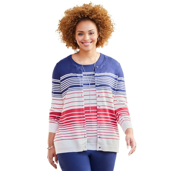 Catherines Women's Plus Size Liz&Me Classic Cardigan