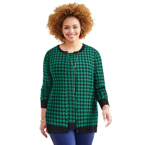 Catherines Women's Plus Size Liz&Me Classic Cardigan