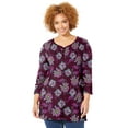 thumbnail image 1 of Catherines Women's Plus Size Liz&Me Henley Top, 1 of 1