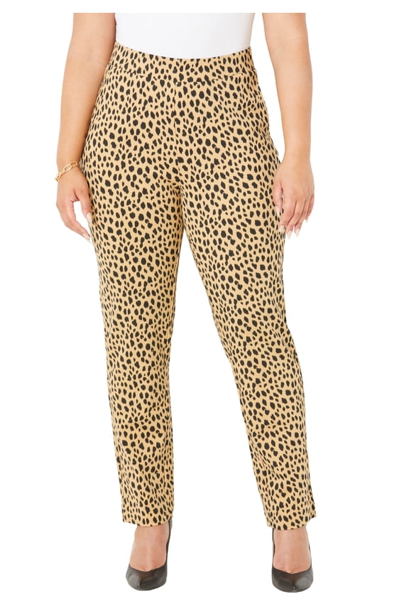 Women's Plus Size Liz&Me Slim Leg Ponte Knit Pant