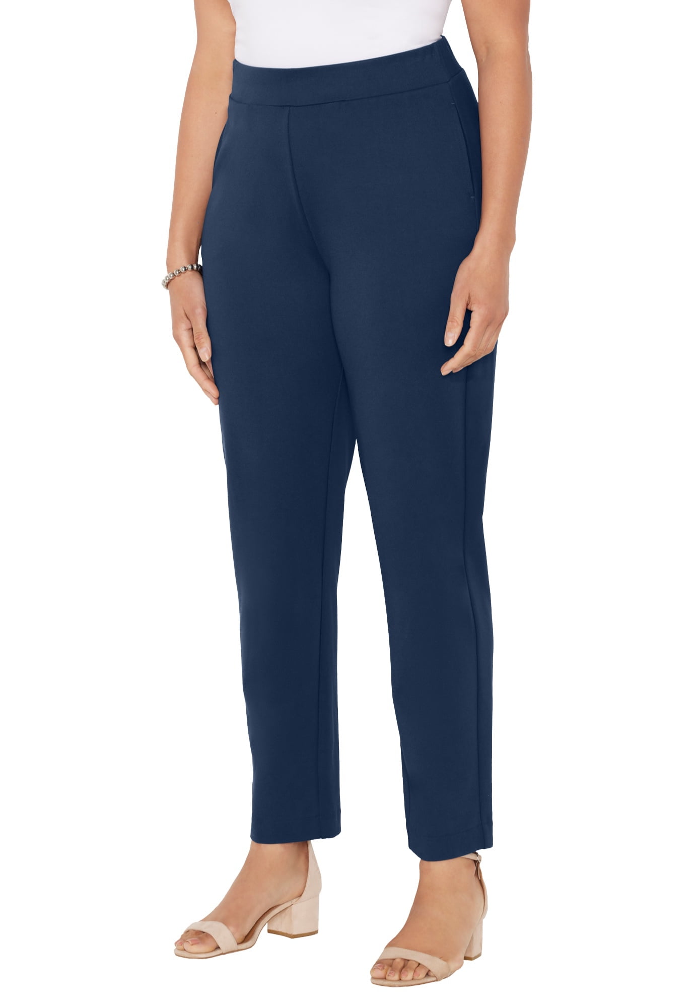 Plus Size Ponte Pants