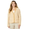thumbnail image 1 of Catherines Women's Plus Size Liz&Me Tweed Button Cardigan, 1 of 5