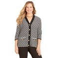 thumbnail image 1 of Catherines Women's Plus Size Liz&Me Tweed Button Cardigan, 1 of 5