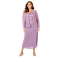 thumbnail image 1 of Catherines Women's Plus Size Long Lace Jacket Dress Two-Piece Set, 1 of 4
