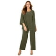 thumbnail image 1 of Catherines Women's Plus Size Luminary 3-Piece Pant Suit, 1 of 3