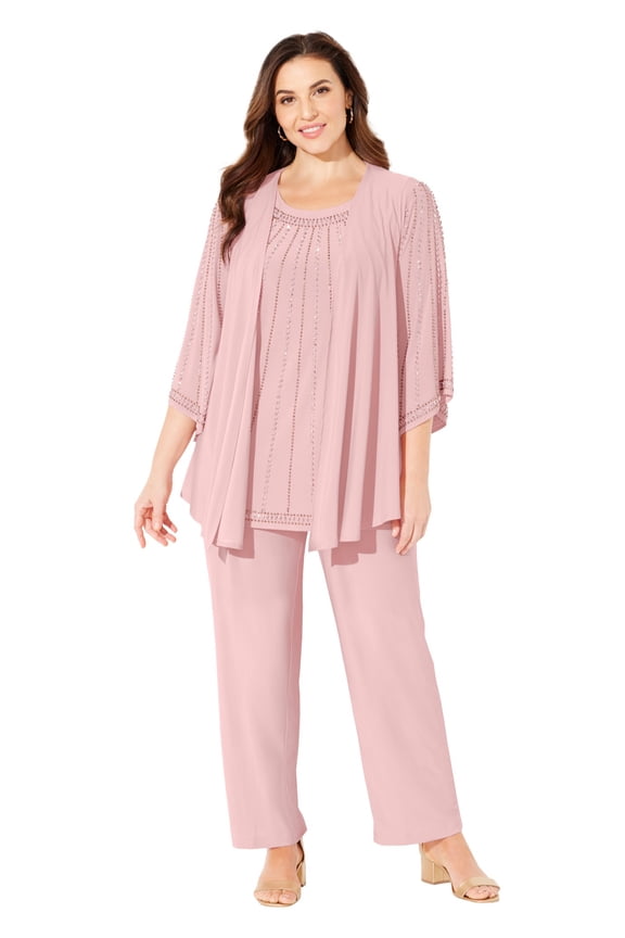 Women's Plus Size Luminary 3-Piece Pant Suit