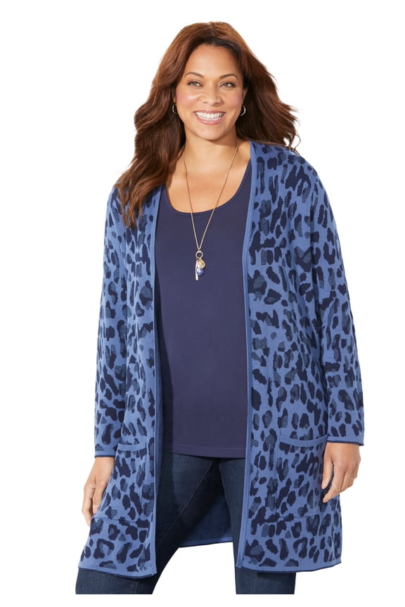 Women's Plus Size Luxe Sweater Cardigan